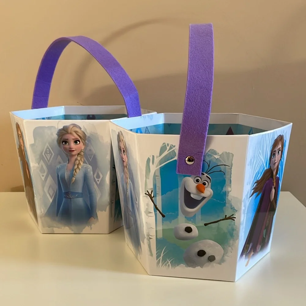 Disney Frozen Paperboard Bucket (Set of 2)